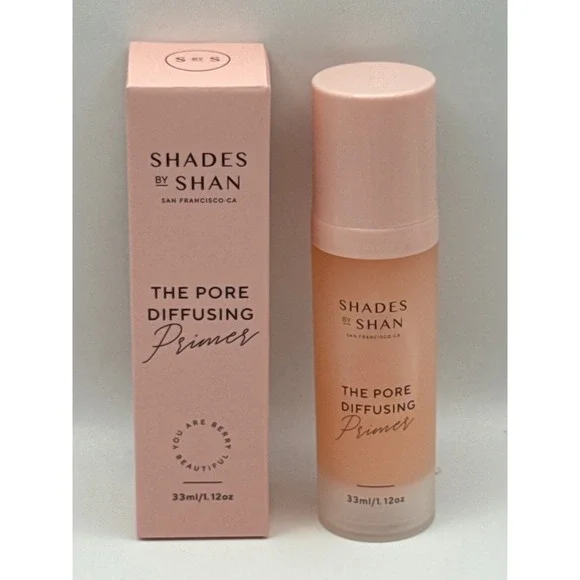 Shades By Shan Pore Diffusing Primer Makeup Silicone Free Hydrating New - Picture 1 of 7